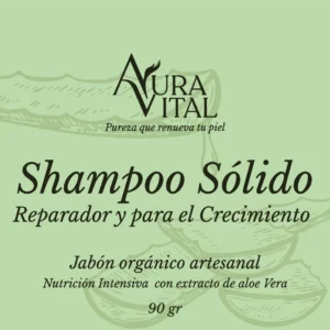 Shampoo Sólido Reparador y para el crecimiento